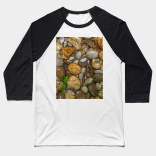 Wet rock background Baseball T-Shirt